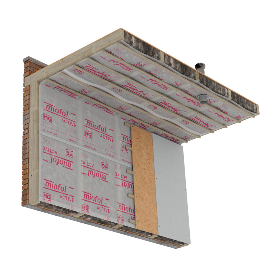 MG Miofol Klimaatfolie Active Variabel Dampremmend Dak en Wand 1,5x30m 45m2-572596