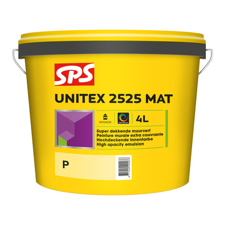 SPS Muurverf Unitex 2525 Mat Wit/Mengbasis P 4L-572867