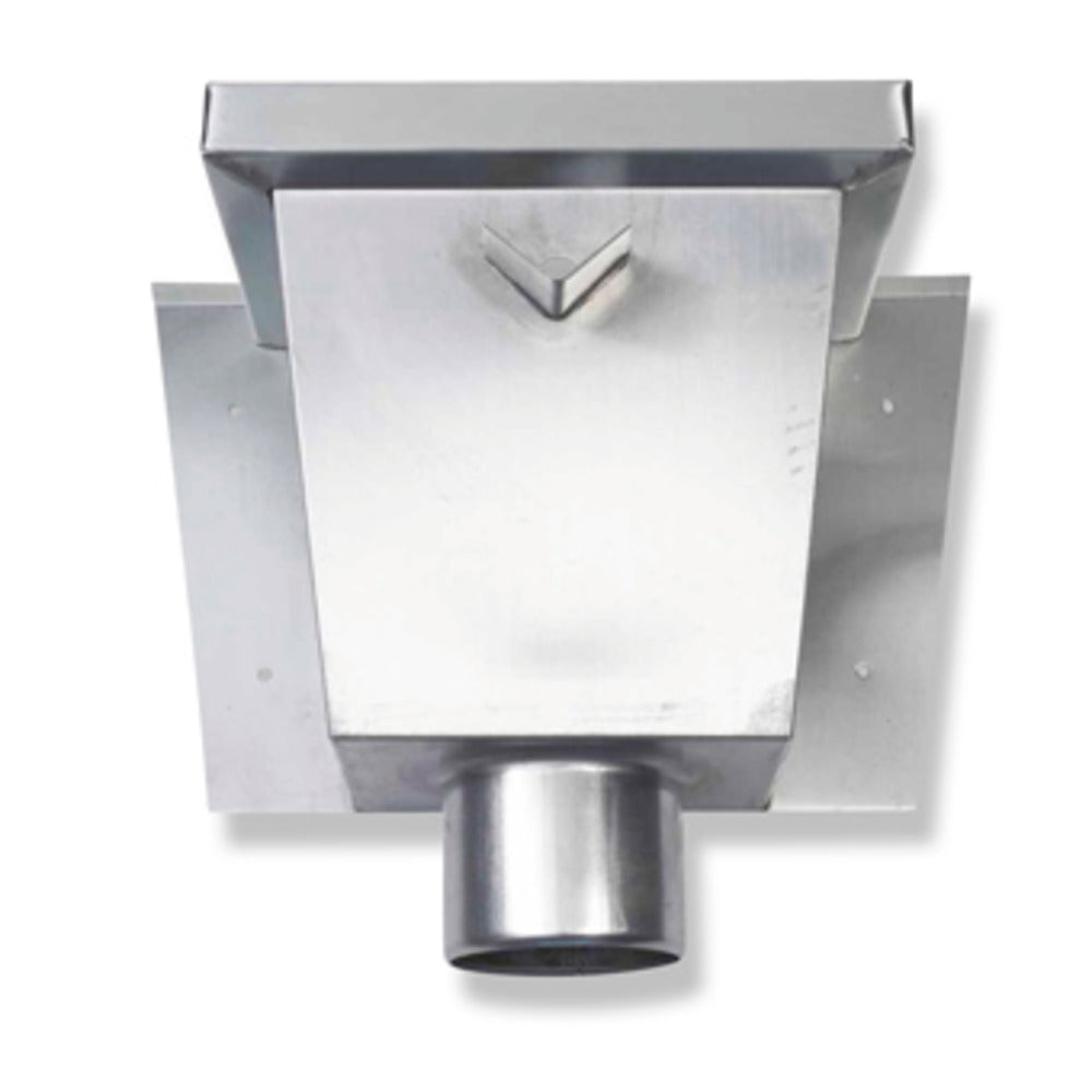 Rheinzink Vergaarbak vierkant Ø 80 mm-573514