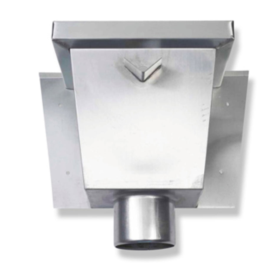 Rheinzink Vergaarbak vierkant Ø 80 mm-573514