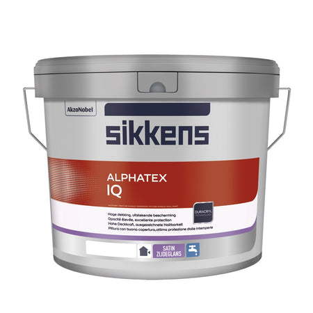 Sikkens Muurverf Alphatex IQ Zijdeglans Wit 5L-573728