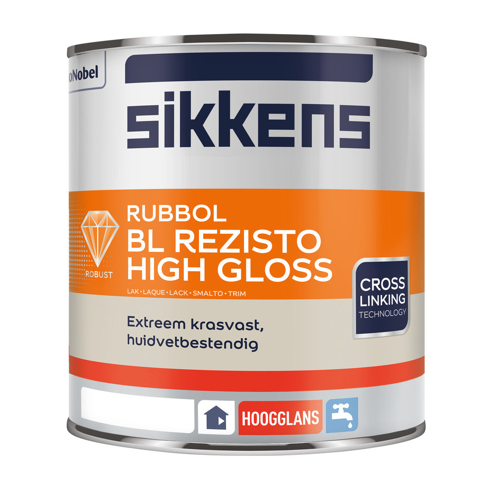 Sikkens Lak Rubbol BL Rezisto High Gloss Mengbasis W05 1L-573768