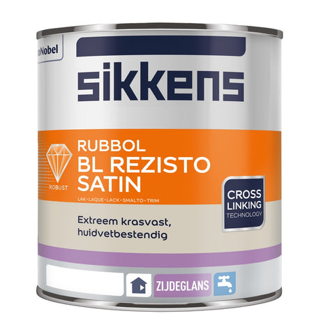 Sikkens Lak Rubbol BL Rezisto Satin Wit 1L-573786