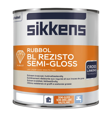 Sikkens Lak Rubbol BL Rezisto Semi Gloss Mengbasis W05 1L-573792