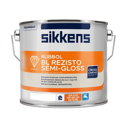 Sikkens Lak Rubbol BL Rezisto Semi Gloss Mengbasis W05 2,5L-573793