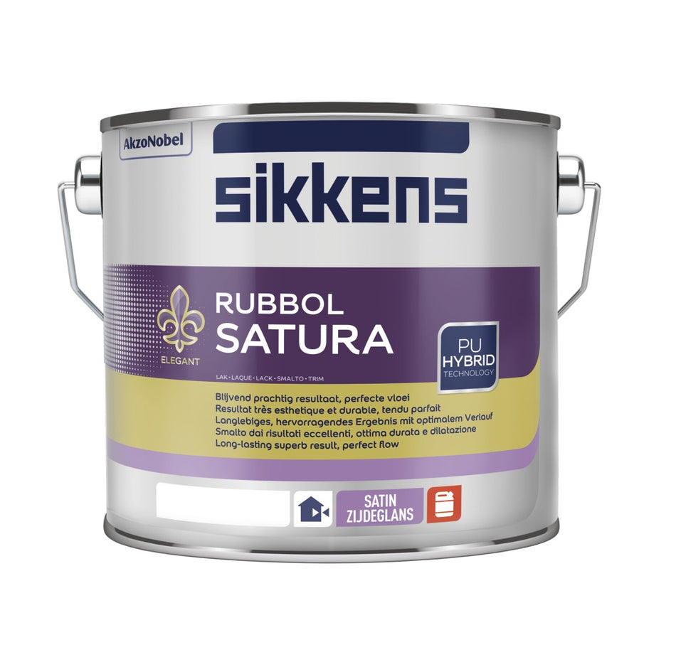 Sikkens Lak Rubbol Satura Satin Mengbasis W05 2,5L-573823