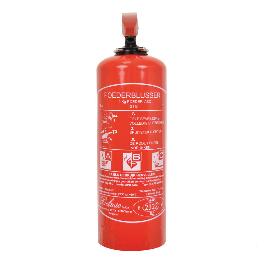 Brandblusser ABC Rood/Zwart 1kg-574527