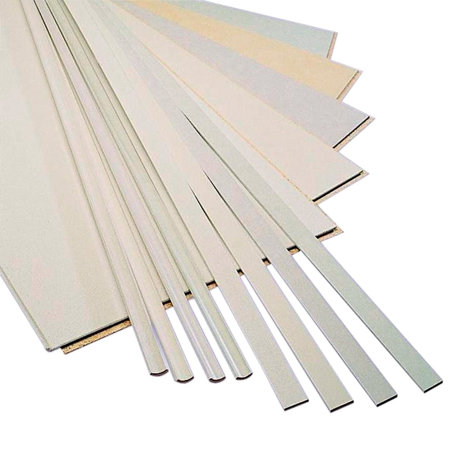 Agnes One-Step Plint Glad MDF Wit-Linnen 8x44x2600mm 70% PEFC-574984