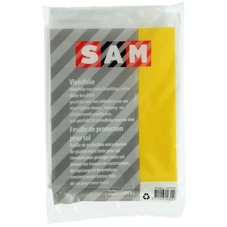 SAM Vloerfolie 4x4m 26mµ-575088
