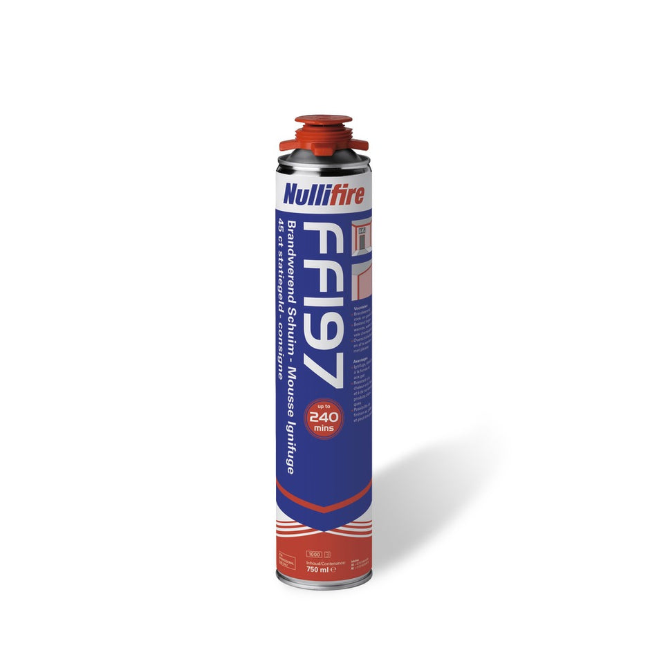 Nullifire Pistoolschuim FF197 Brandwerend Lichtgrijs 750ml-575538