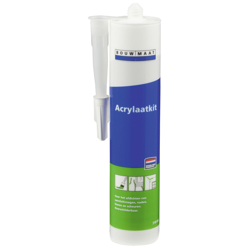 Bouwmaat Acrylaatkit Wit 310ml-575599