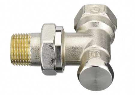 Danfoss Radiator Voetventiel RLV-S15 Haaks Vernikkeld 1/2"-576122