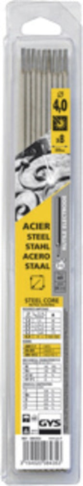 Gys Laselektrodes Staal Zwart 4mm 8st-576558
