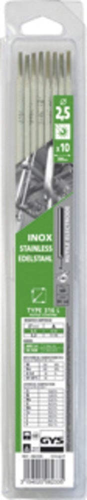 Gys Laselektrodes RVS Grijs 2,5mm 10st-576561