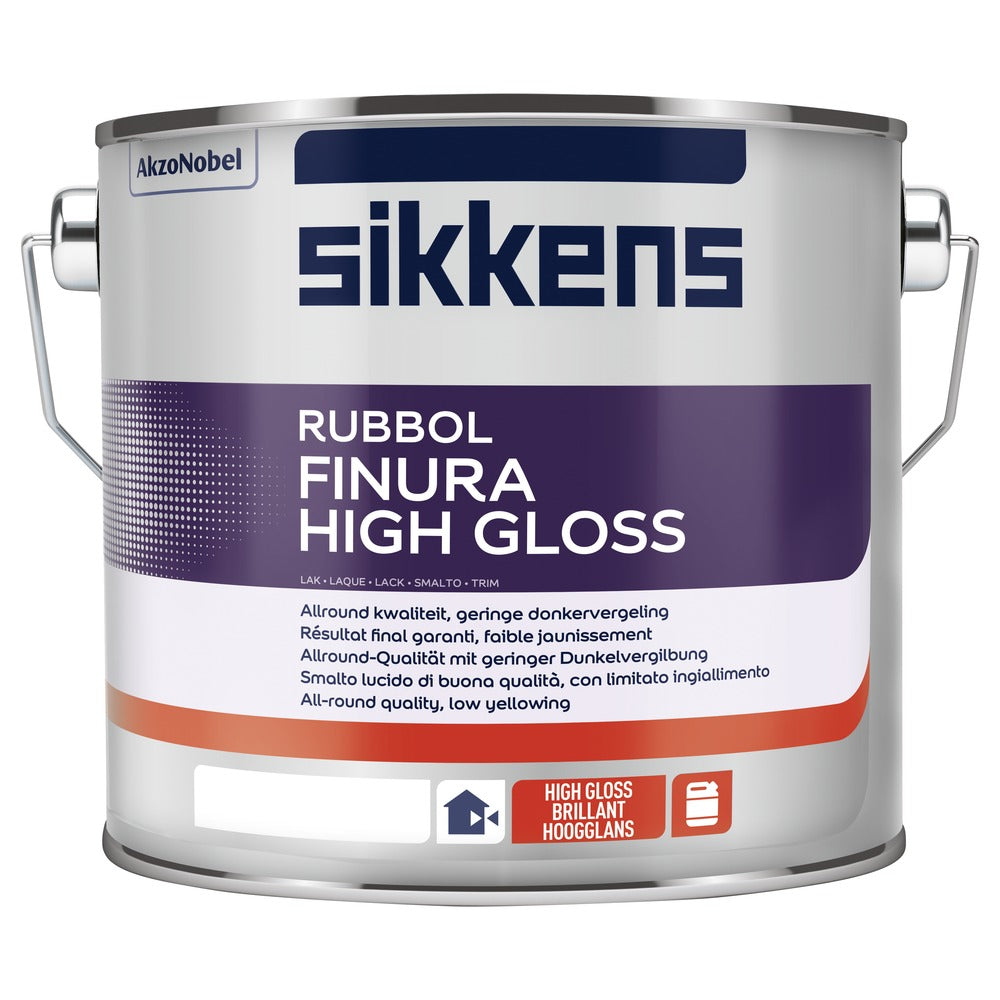 Sikkens Lak Rubbol Finura High Gloss Mengbasis W05 2,5L-576979