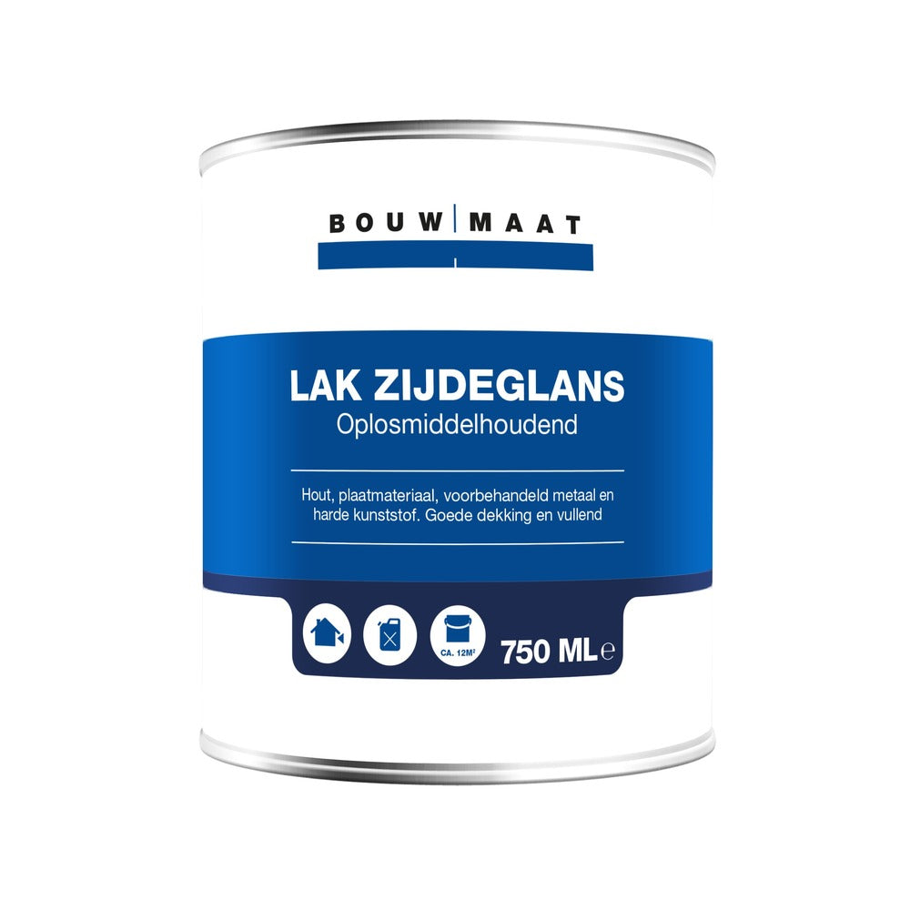 Bouwmaat Zijdeglans Lak Antraciet750ml-577405