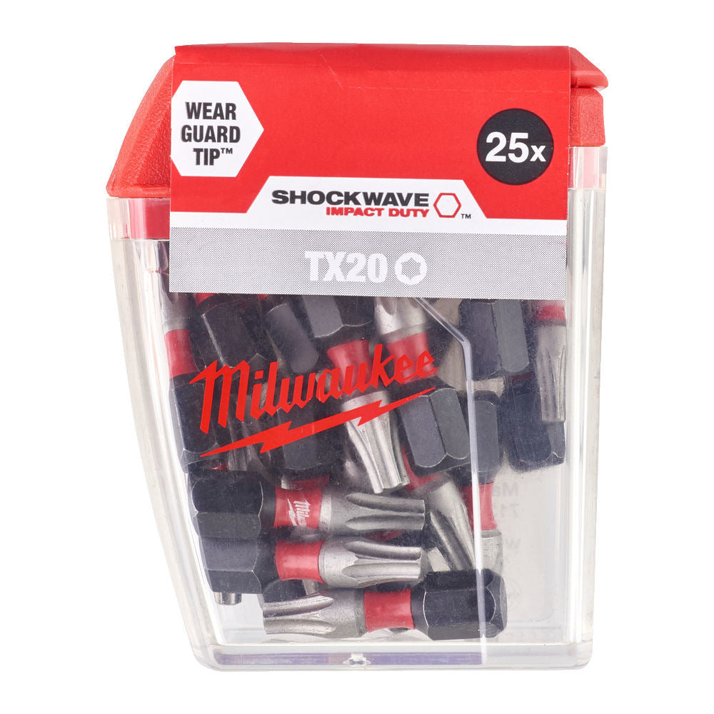 Milwaukee Shockwave Schroefbit TX20x25mm 25st-577656