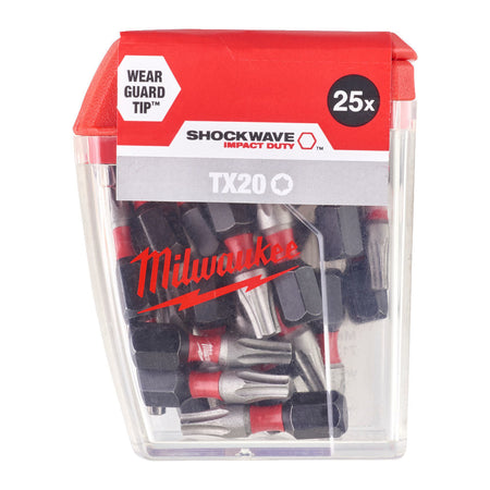 Milwaukee Shockwave Schroefbit TX20x25mm 25st-577656