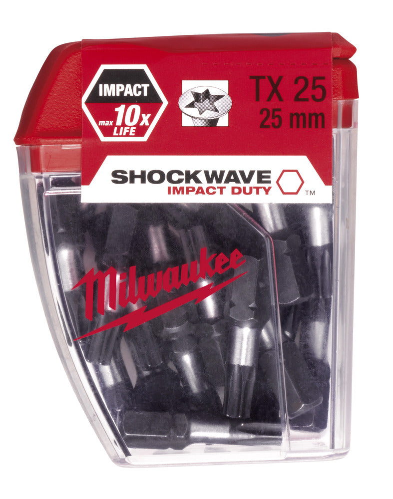 Milwaukee Shockwave Schroefbit TX25x25mm 25st-577657
