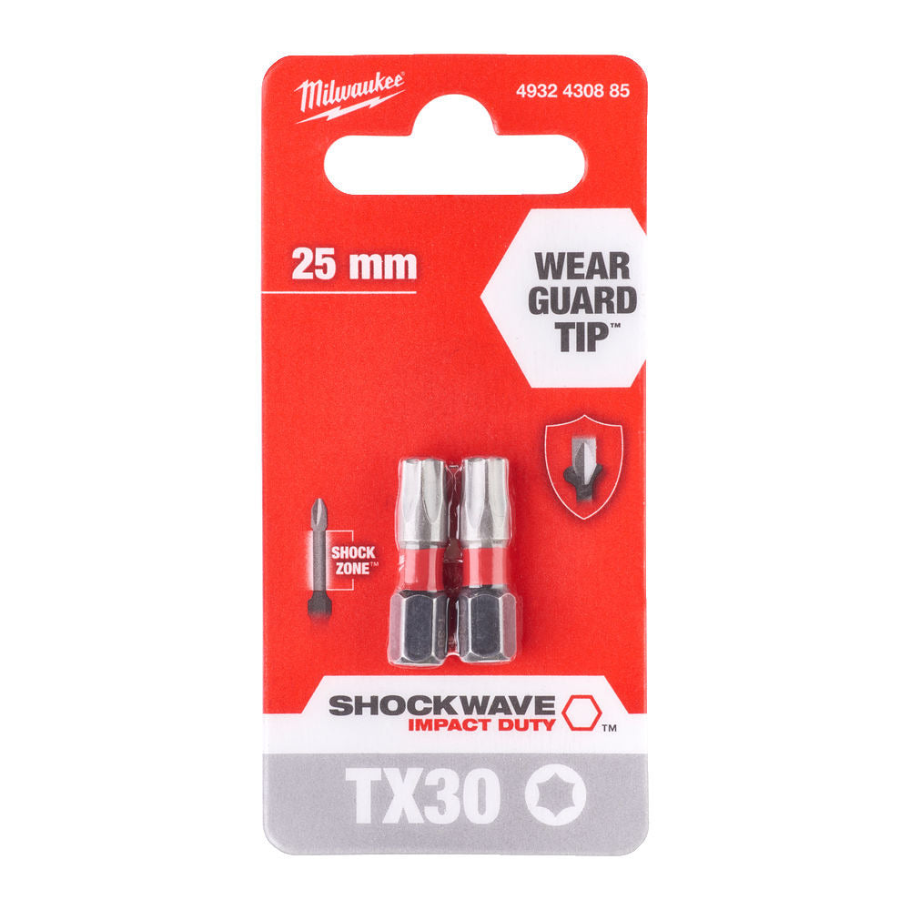 Milwaukee Shockwave Schroefbit TX30x25mm 2st-577661