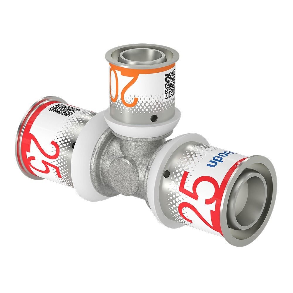 Uponor Pers T-stuk messing 25x20x25 mm-577997