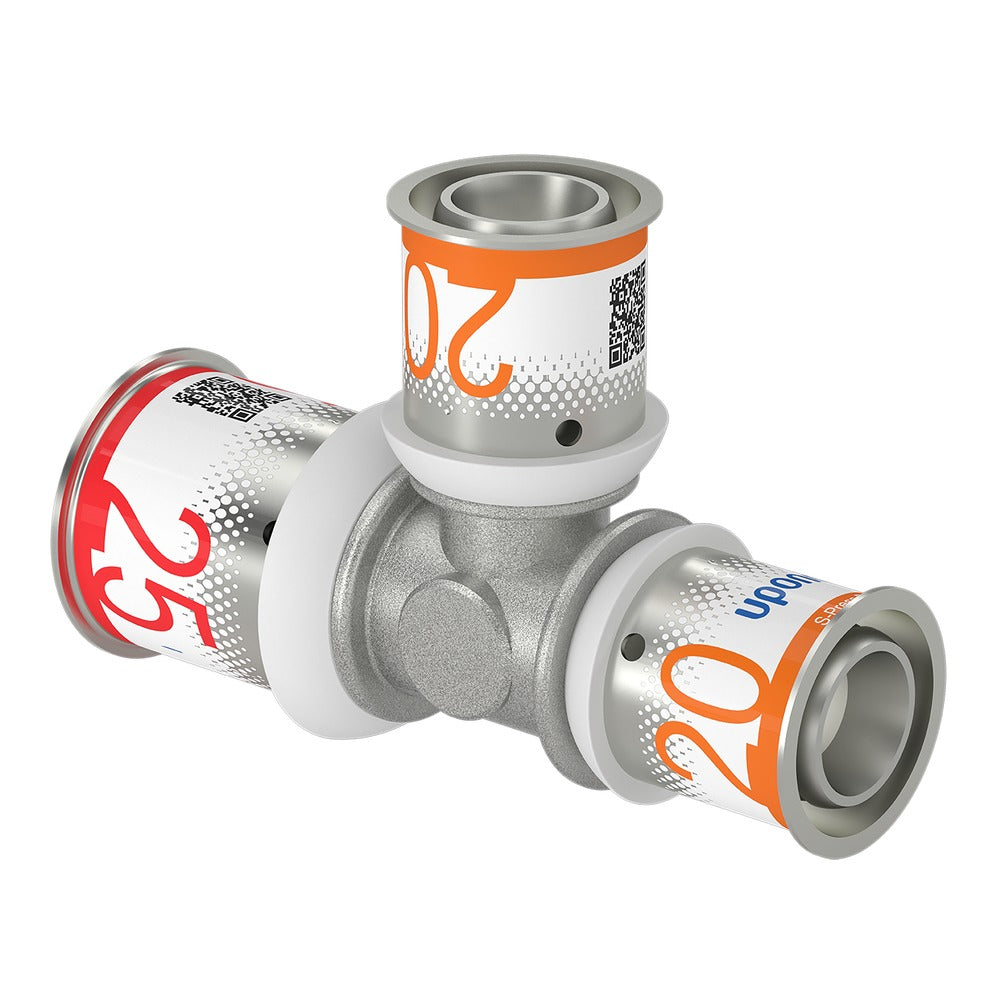 Uponor Pers T-stuk messing 25x20x20 mm-577999
