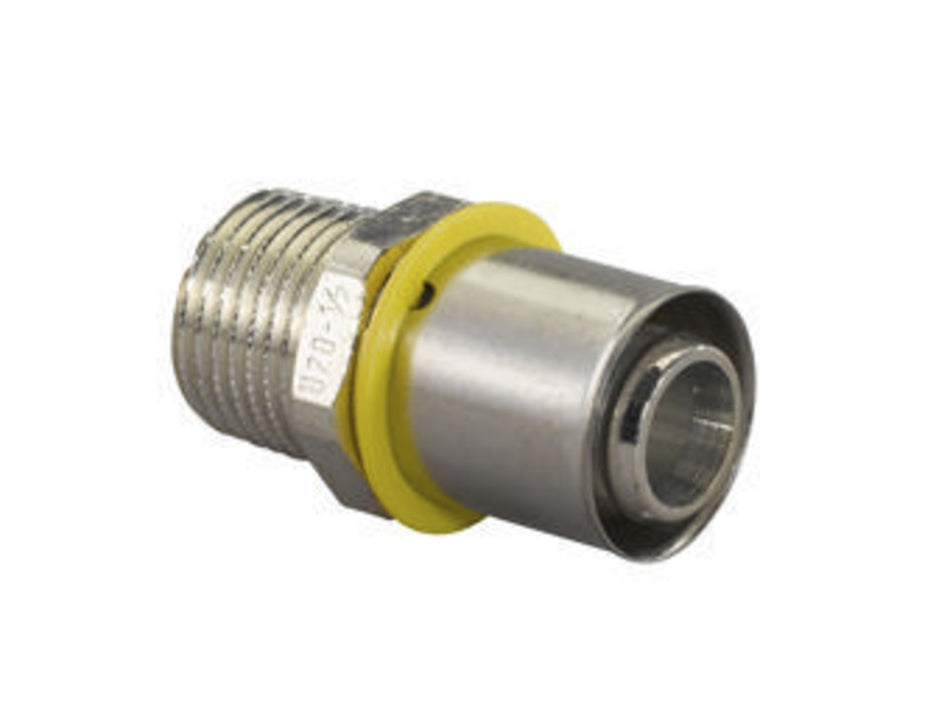 Uponor MLC gas Persovergangsfitting buitendraad 20 mm x 1/2'' buiten-578012