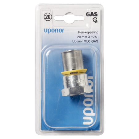 Uponor MLC gas Persovergangsfitting binnendraad 20 mm x 1/2'' binnen-578013