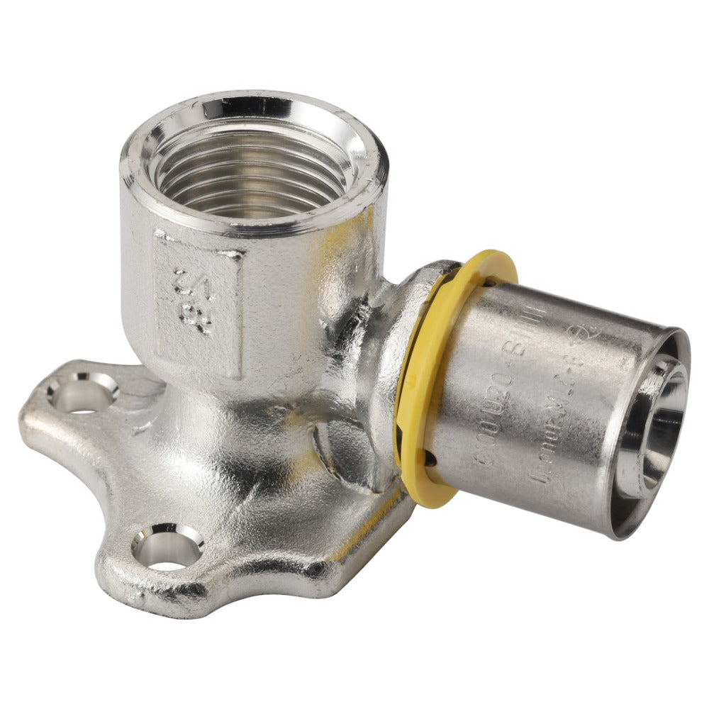 Uponor MLC gas Persmuurplaat 20 mm x 1/2'' binnen-578017