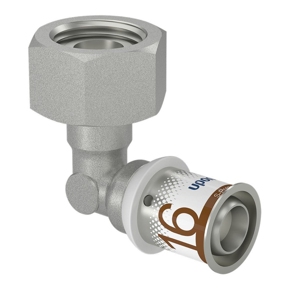 Uponor MLC SK-knie voor geberit inbouwreservoir 16x1/2'' binnen 90° 2 stuk-578039