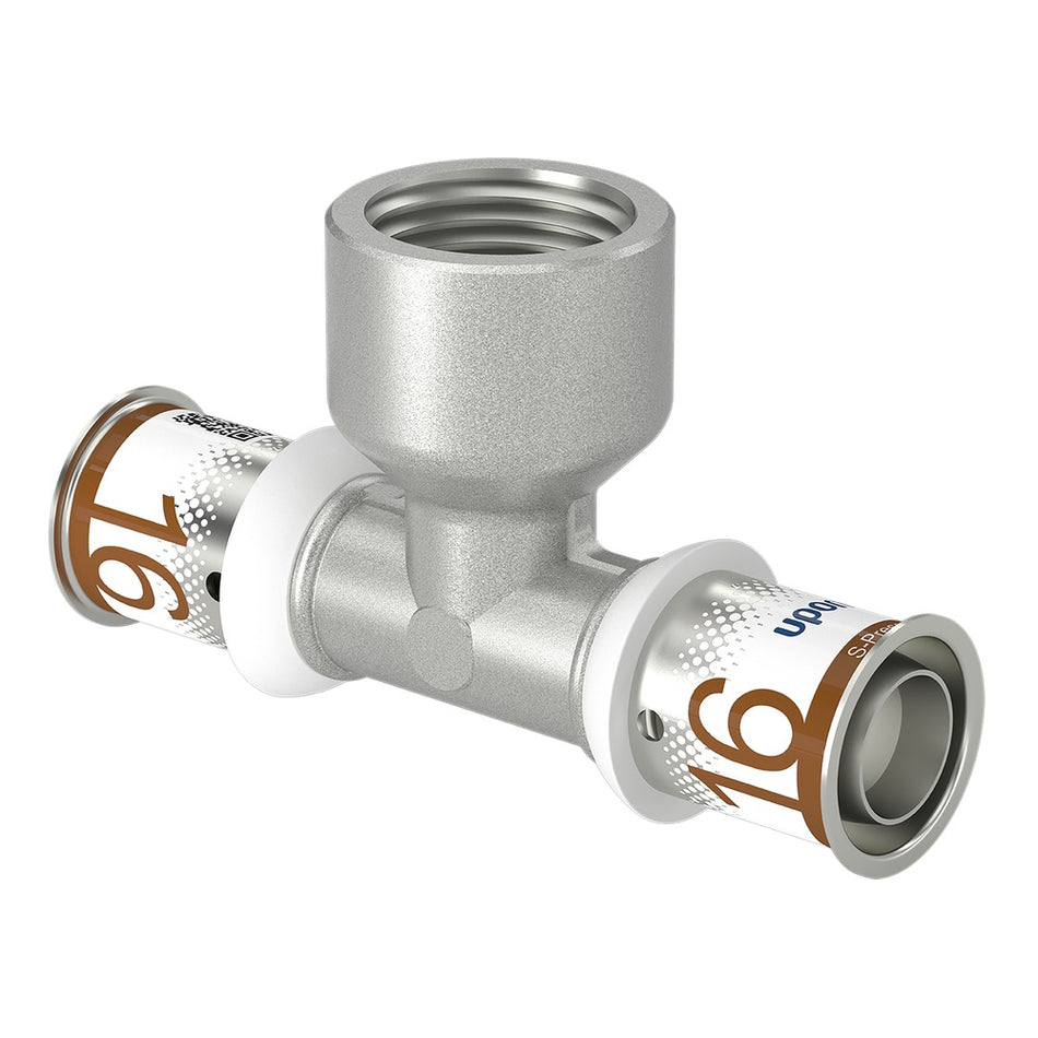 Uponor Pers T-stuk Met 1/2'' Binnendraad 2st-578042