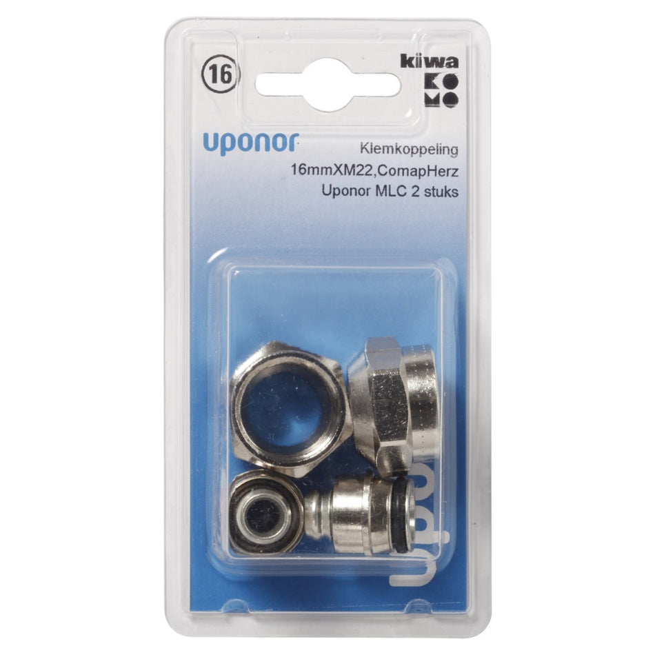 Uponor Koppeling CV Binnendraad M22x16mm 2st-578053