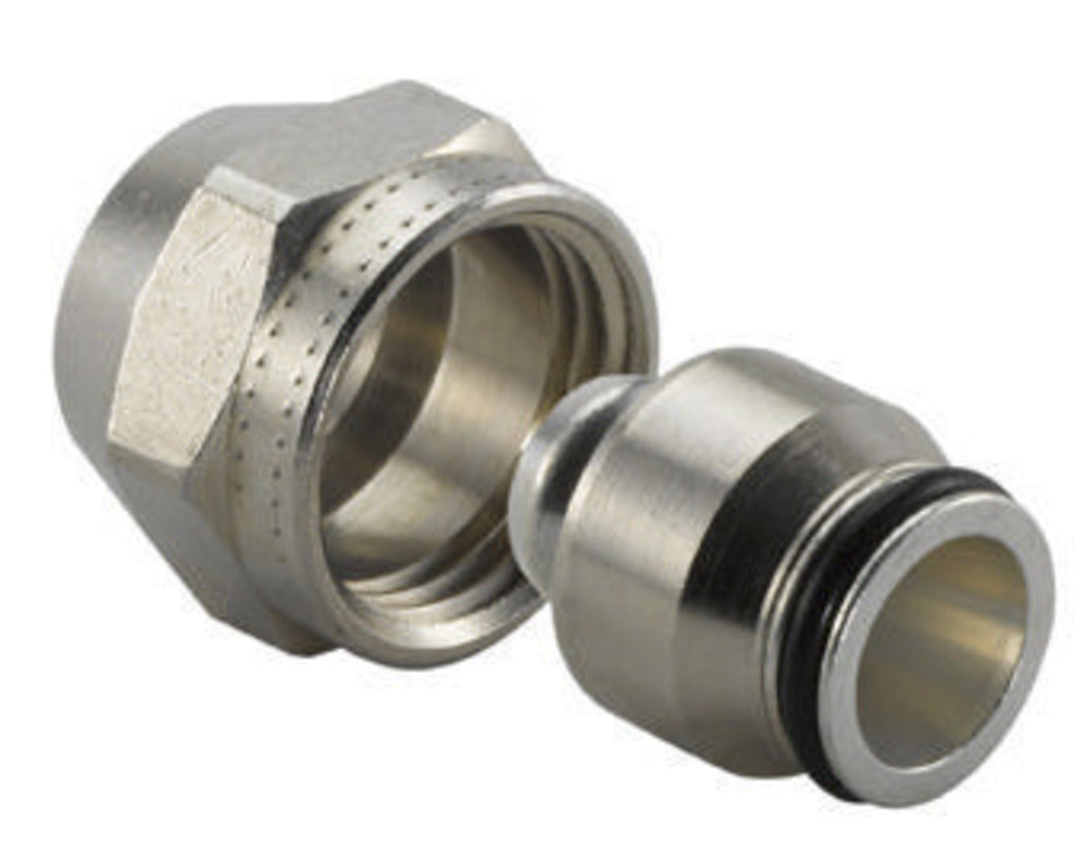 Uponor CV Klemkoppeling messing MLC 16 mm x M24 binnendraad 2 stuks-578054