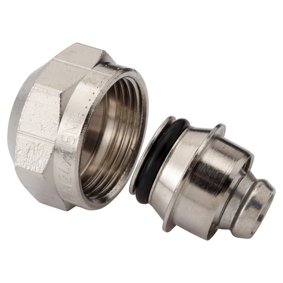 Uponor CV Klemkoppeling messing MLC 16 mm x M24 binnendraad 2 stuks-578054