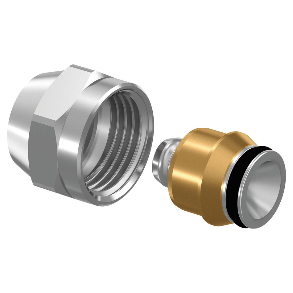 Uponor CV Klemkoppeling messing MLC 16 mm x M24 Binnendraad 2 stuks-578054