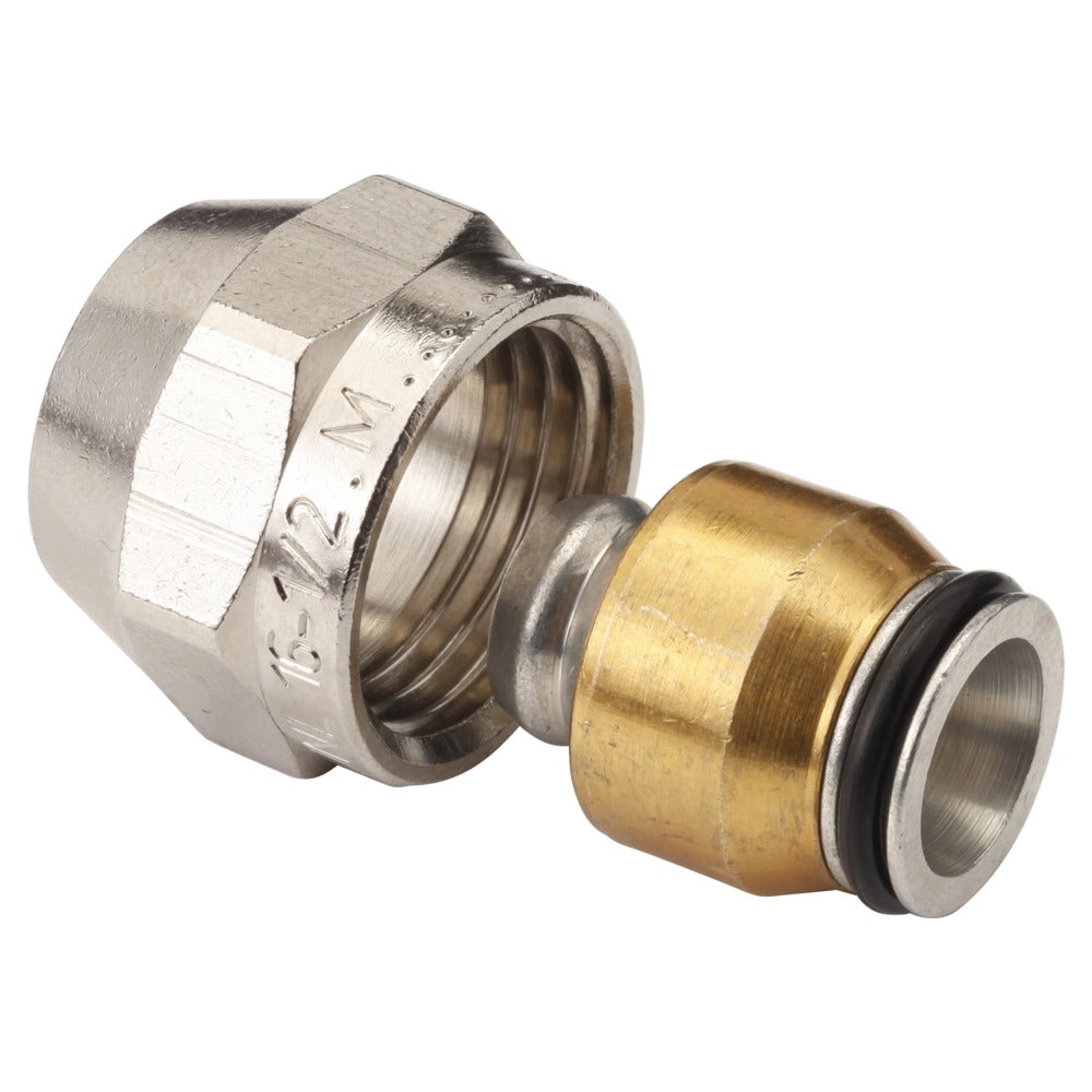 Uponor Klemkoppeling messing 16x15 mm knel 2 stuk-578056