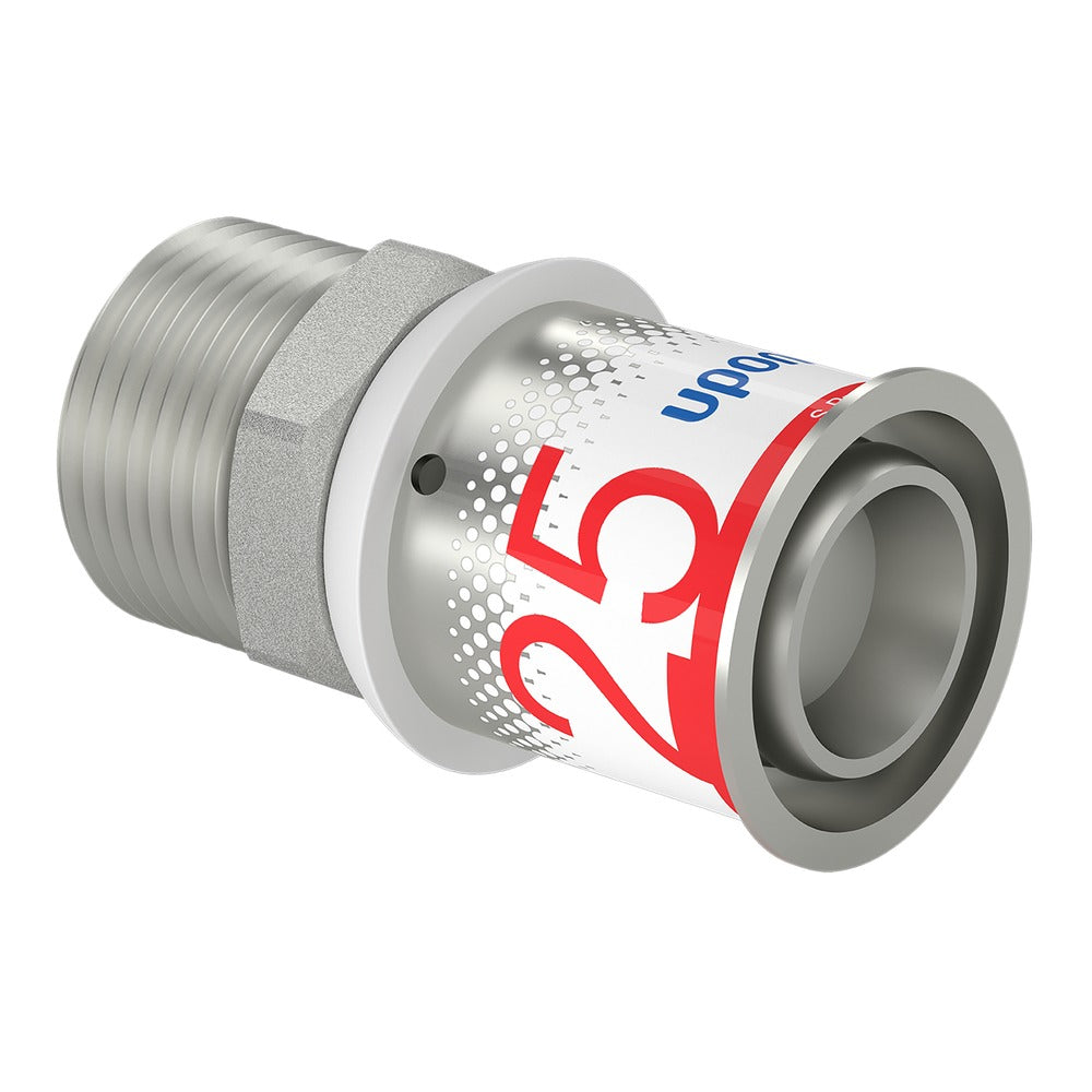 Uponor MLC pers Puntstuk 25 mm x 3/4'' buitendraad-578075