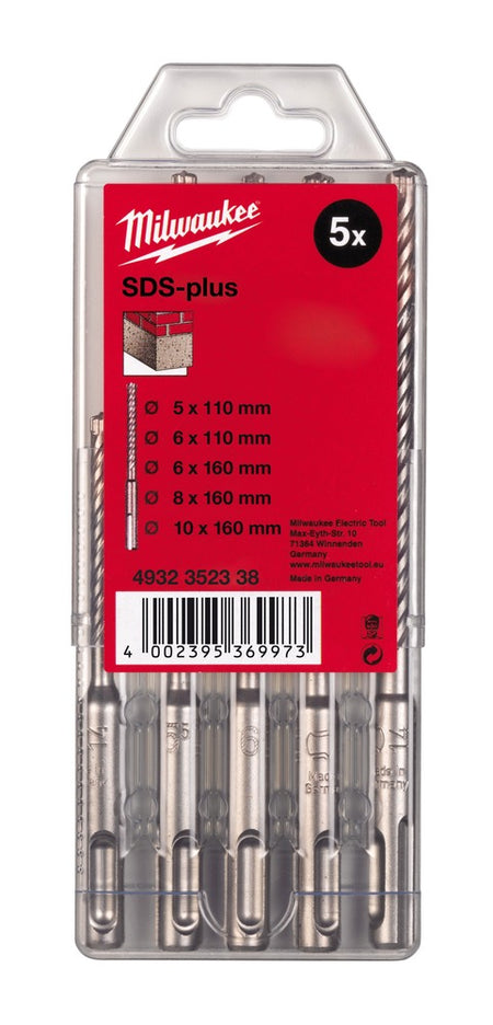 Milwaukee SDS-Plus Hamerboren Cassette 5st-578504