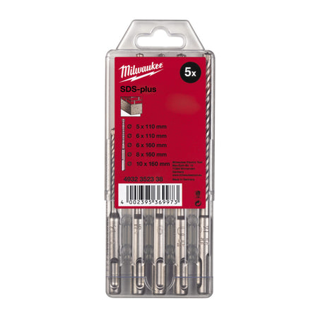Milwaukee SDS-Plus Hamerboren Cassette 5st-578504