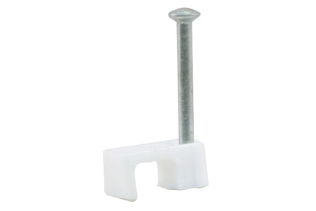 Kabelclip plat 6 mm wit 300st-578926
