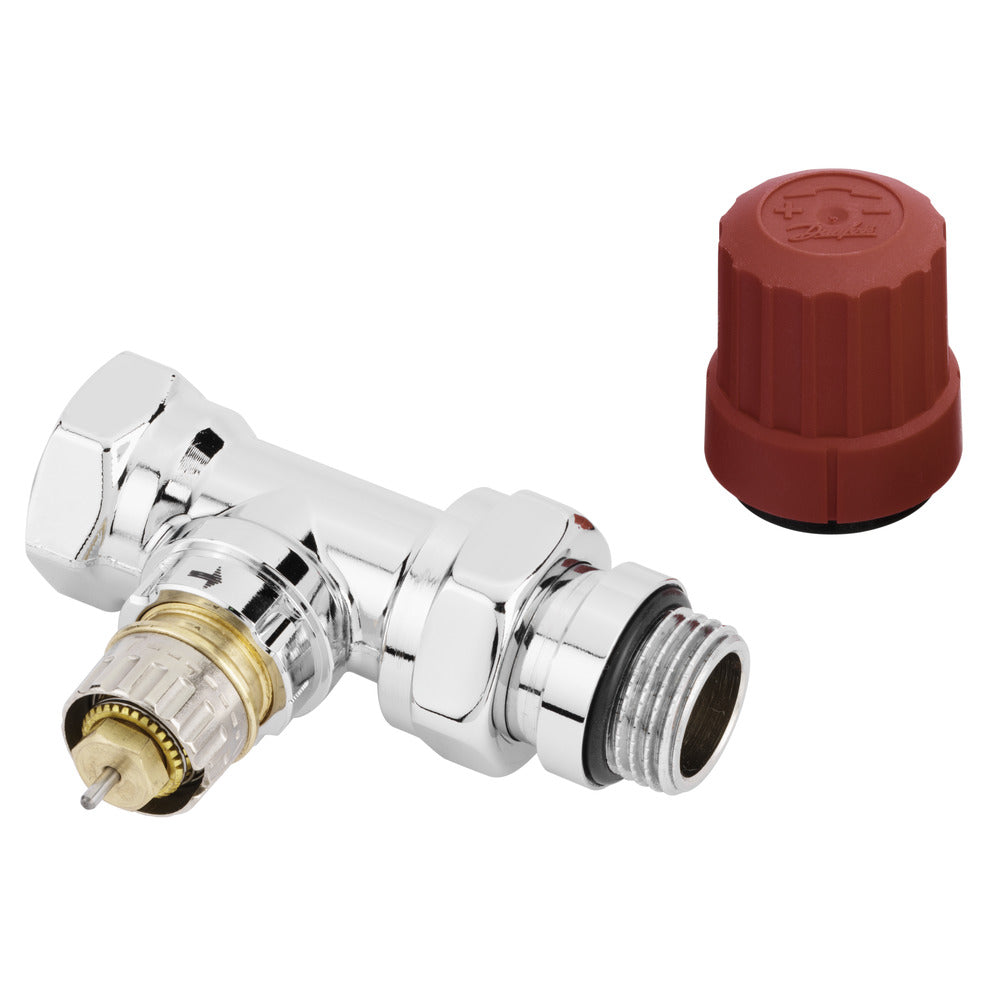 Danfoss Radiator Regelafsluiter RA-NX Recht Chroom 1/2"-578983