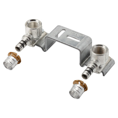 Uponor Montagebeugel messing inclusief persmuurplaat 120 mm-580767