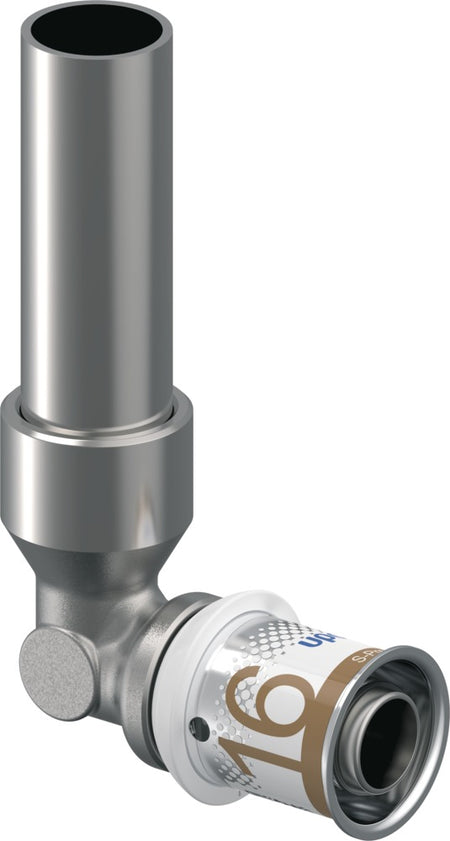 Uponor Persknie messing 16x350 mm 2 stuks-581539