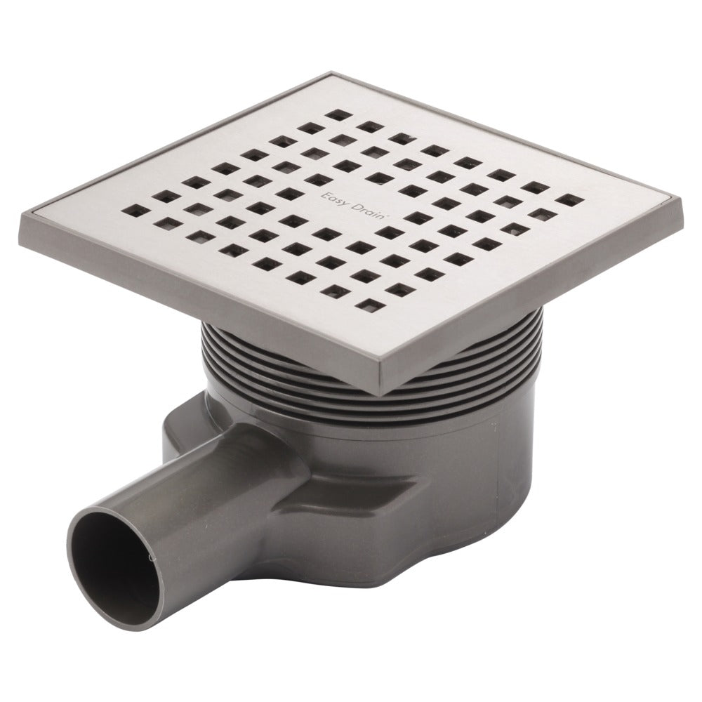 Easy Drain Aqua Doucheput  MSI-6 RVS Geborsteld 15x15cm-581741