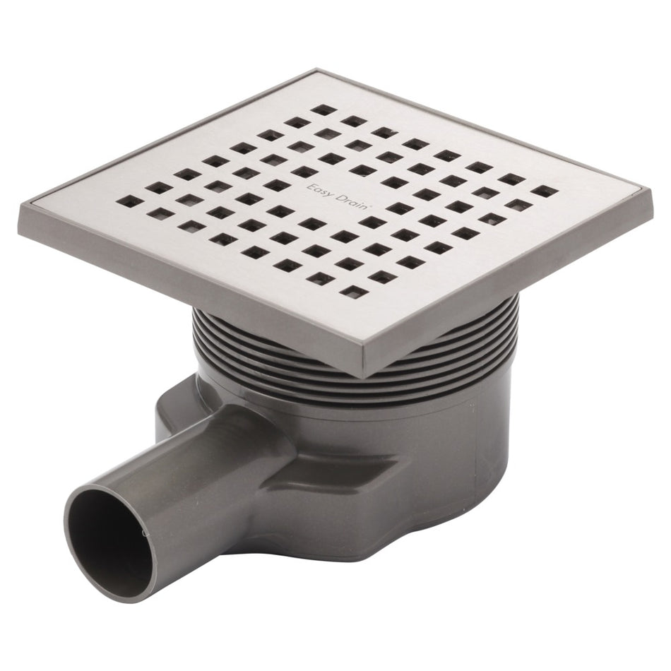 Easy Drain Aqua Doucheput  MSI-6 RVS Geborsteld 15x15cm-581741