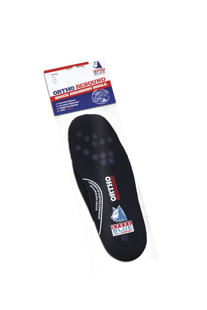 Steel Blue Inlegzool Ortho Rebound Zwart Maat 41-582485