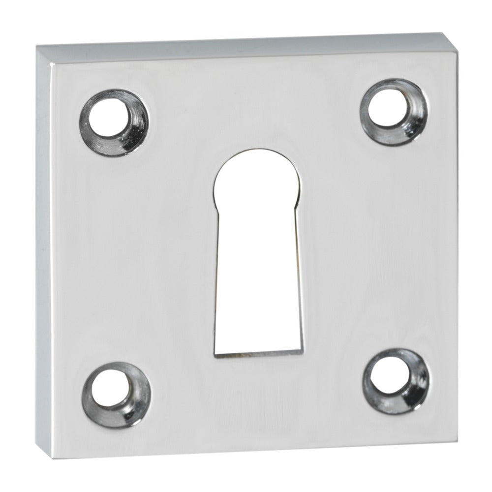 Impresso Rozet Vierkant Schroef Modulair Sleutelgat Chroom 56mm 2stuks-583243