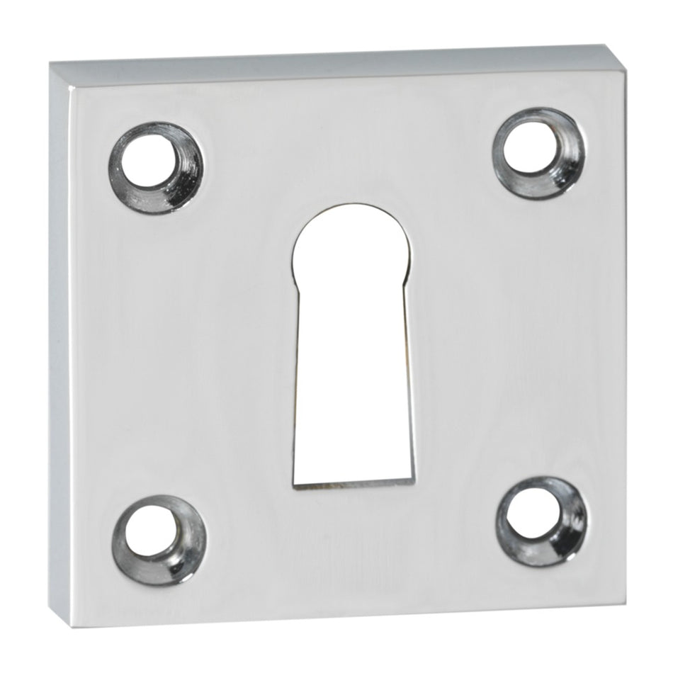 Impresso Rozet Vierkant Schroef Modulair Sleutelgat Chroom 56mm 2stuks-583243