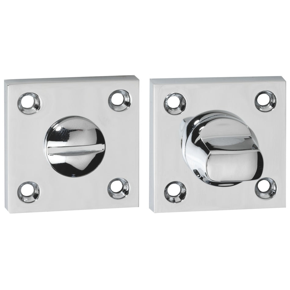 Impresso Rozet Vierkant Schroef Modulair WC63 Chroom 2stuks-583244