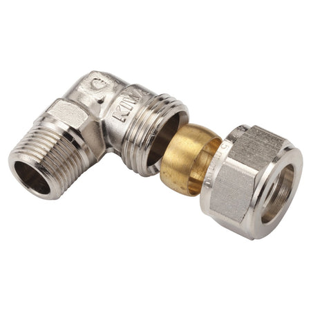 BONFIX Knel knie 15 mm x 3/8'' buitendraad chroom-583351